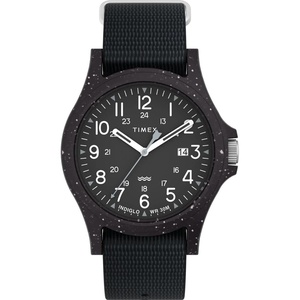 Timex Men’s Reclaim Ocean 40mm Watch(Black/Black)