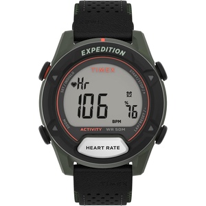 Timex Men’s Rugged Digital 43mm Watch(Black)