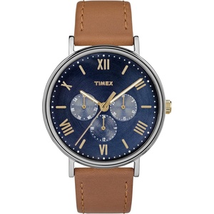 Timex Men’s Southview 41mm Watch(Tan/Blue)