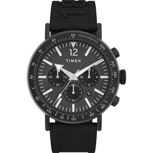 Timex Men’s Standard Diver 43mm Watch(Black/Black/Black)