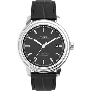 Timex Men’s Waterbury Metropolitan 41mm Watch(Black/Stainless Steel/Black)