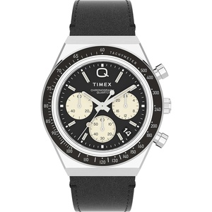 Timex Q Men’s(Black/Black/Stainless Steel)