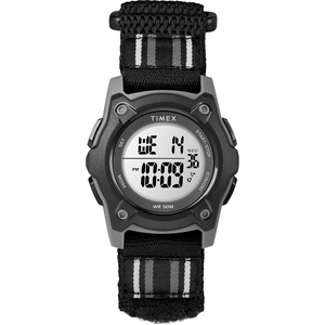 Timex TIME Machines® 29mm Elastic Fabric Kids Watch(Black)