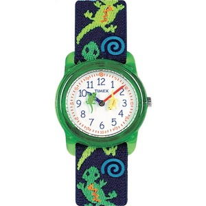 Timex TIME Machines 29mm Kids Watch(Green Geckos)