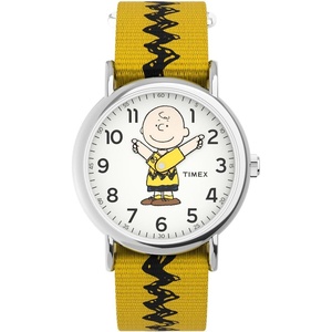 Timex Unisex Adult Analogue Classic Quartz Watch with Nylon Strap(Charlie Brown)