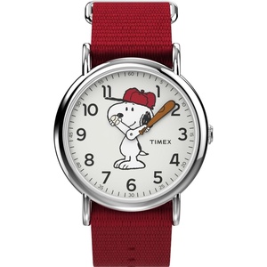 Timex Unisex Adult Analogue Classic Quartz Watch with Nylon Strap(Snoopy)