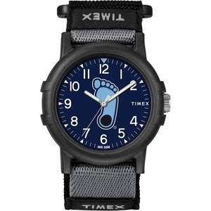 Timex Unisex Collegiate Recruit 38mm Watch – Tennessee Volunteers with Black Fabric Strap(North Carolina Tar Heels)