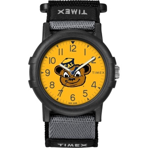 Timex Unisex Collegiate Recruit 38mm Watch – Tennessee Volunteers with Black Fabric Strap(U Cal Berkeley Golden Bears)