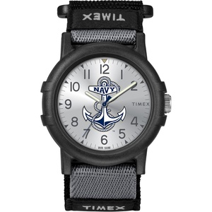 Timex Unisex Collegiate Recruit 38mm Watch – Tennessee Volunteers with Black Fabric Strap(US Naval Academy Midshipmen)