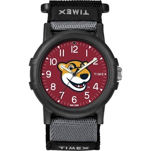 Timex Unisex Collegiate Recruit 38mm Watch – Tennessee Volunteers with Black Fabric Strap(Washington State Cougars)