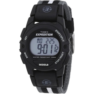 Timex Unisex Expedition Digital CAT 33mm Watch(Black/Gray Stripe)
