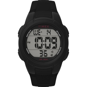 Timex Unisex T100 40mm Watch(Black/Digital/Black)