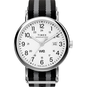 Timex Unisex Weekender 40mm(Gray/Silver-Tone/White)