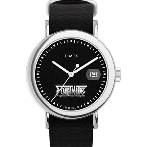 Timex x Fortnite Men’s Watch(Black/Silver-Tone/Black)