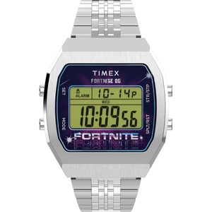 Timex x Fortnite Men’s Watch(Stainless Steel/Stainless Steel/Digital)